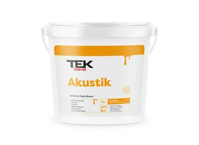 Akustik Su Bazlı Parlak İç Cephe Boyası