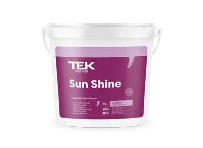 Sun Shine Su Bazlı Dış Cephe Vernik